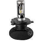 S1 Лампа світлодіодна цоколь H3 (к-кт 2 шт) 12/24V, 50W, 4000Lm авиац. алюмін. профілю., фото 2