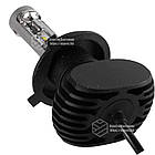 S1 Лампа світлодіодна цоколь H3 (к-кт 2 шт) 12/24V, 50W, 4000Lm авиац. алюмін. профілю., фото 4