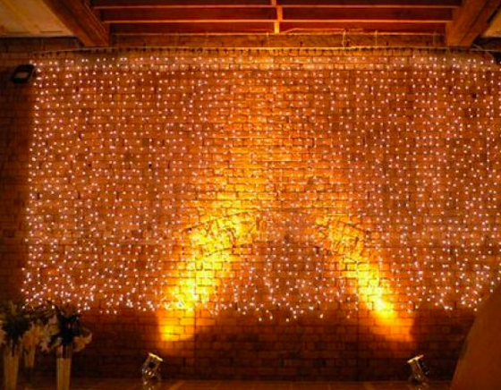 Гірлянда штора вулиця 200LED 2х2м RD-099 Теплий білий | Новорічна світлодіодна вулична гірлянда