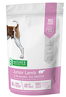 Nature's Protection Junior Lamb All breeds 0.5 кг сухий корм для цуценят всіх порід з ягням