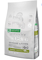 Nature's Protection Superior Care White Dogs Grain Free Junior Small Breeds 1.5 кг сухий корм для цуценят