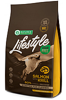 Nature's Protection Lifestyle Grain Free Salmon with krill Starter 1.5 кг сухий корм для цуценят з лососем