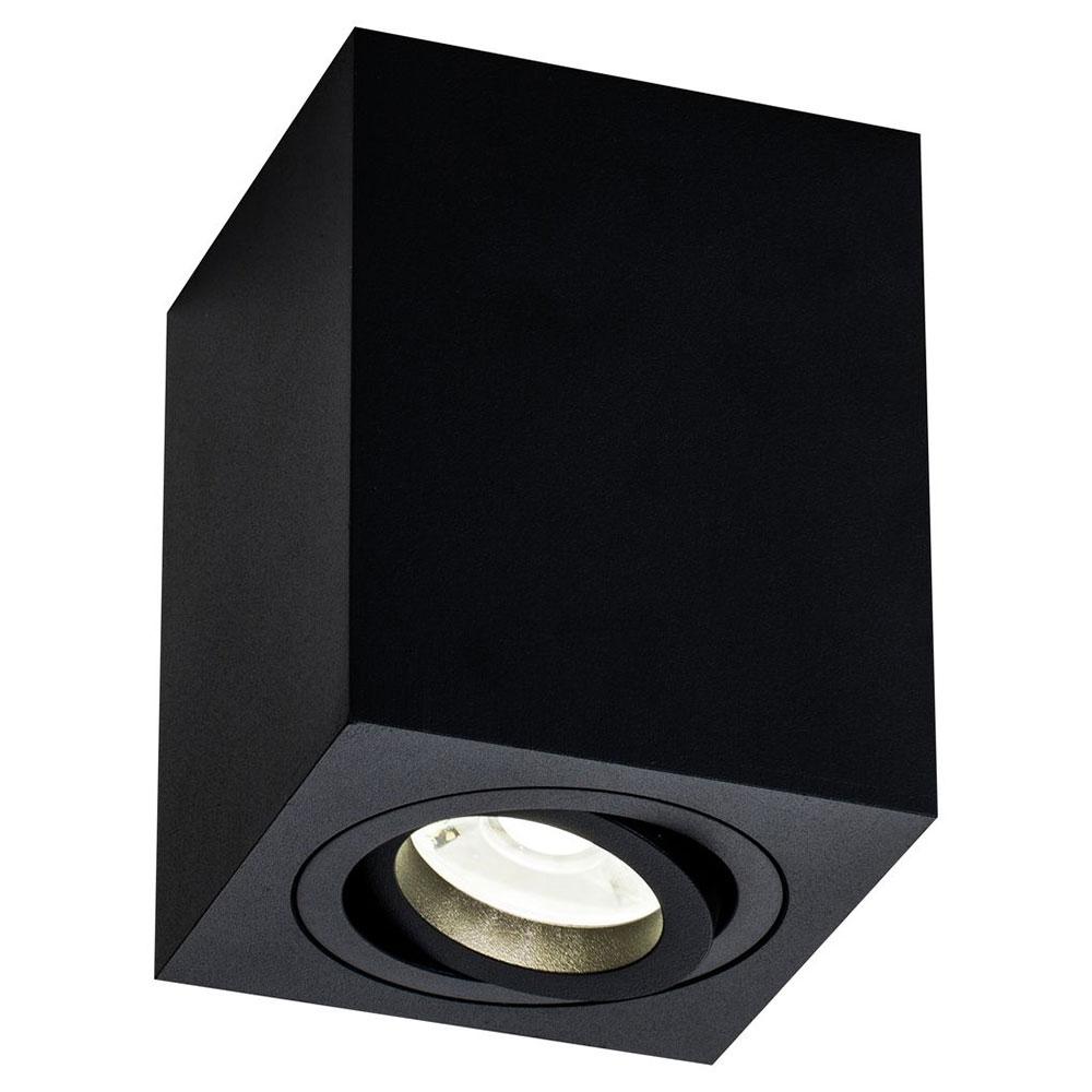 Світильник Feron ML303 MR16/GU10 чорний, квадрат, поворотний, 80*80*90 мм