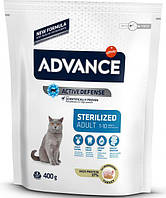 Сухий корм для котів Advance Cat Sterilized 0.4 кг. для стерилізованих котів і кішок проти ожиріння