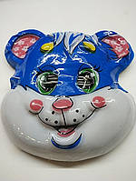 Детская маска новогодняя животные мишка