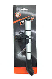 Насос велосипедний міні зі шлангом BEE M22-02 AL