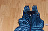 Зимовий синій дитячий напівкомбінезон Розмір 110 см, фото 4