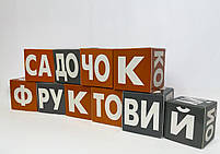Кубики Зайцева Свена українською мовою 54х43х6,5 см, фото 5