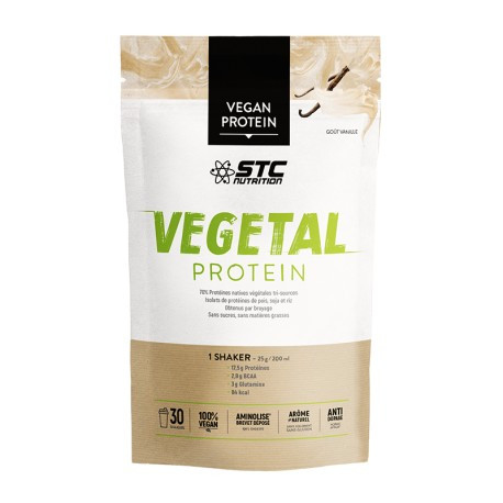 Веджетал Протеїн Ваніль - збагачена протеїнова суміш STC Nutrition,750 г