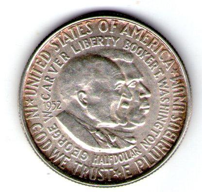 США 1/2 долар 1952 срібло ювілейна No163, фото 1