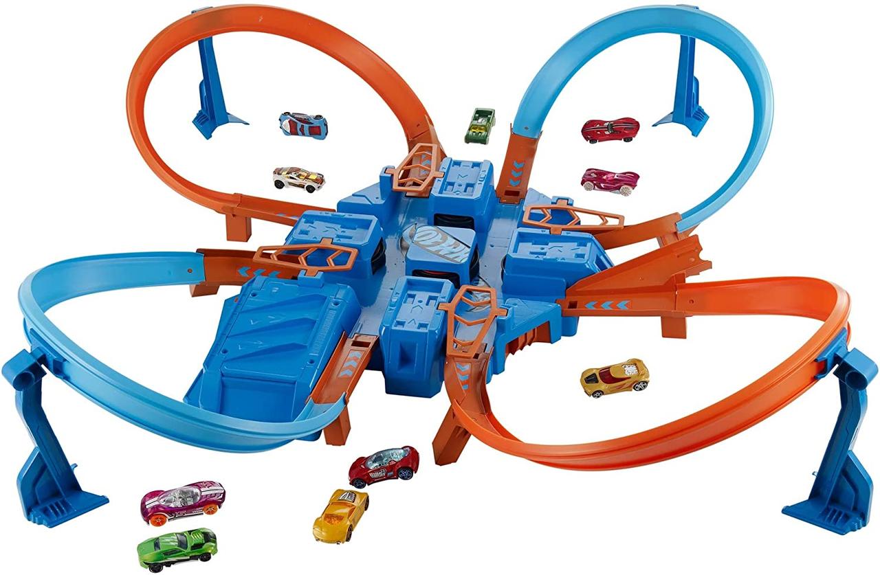 Моторизований трек "Небезпечний перехрестя" Hot Wheels Criss Cross Crash Motorized Track DTN42