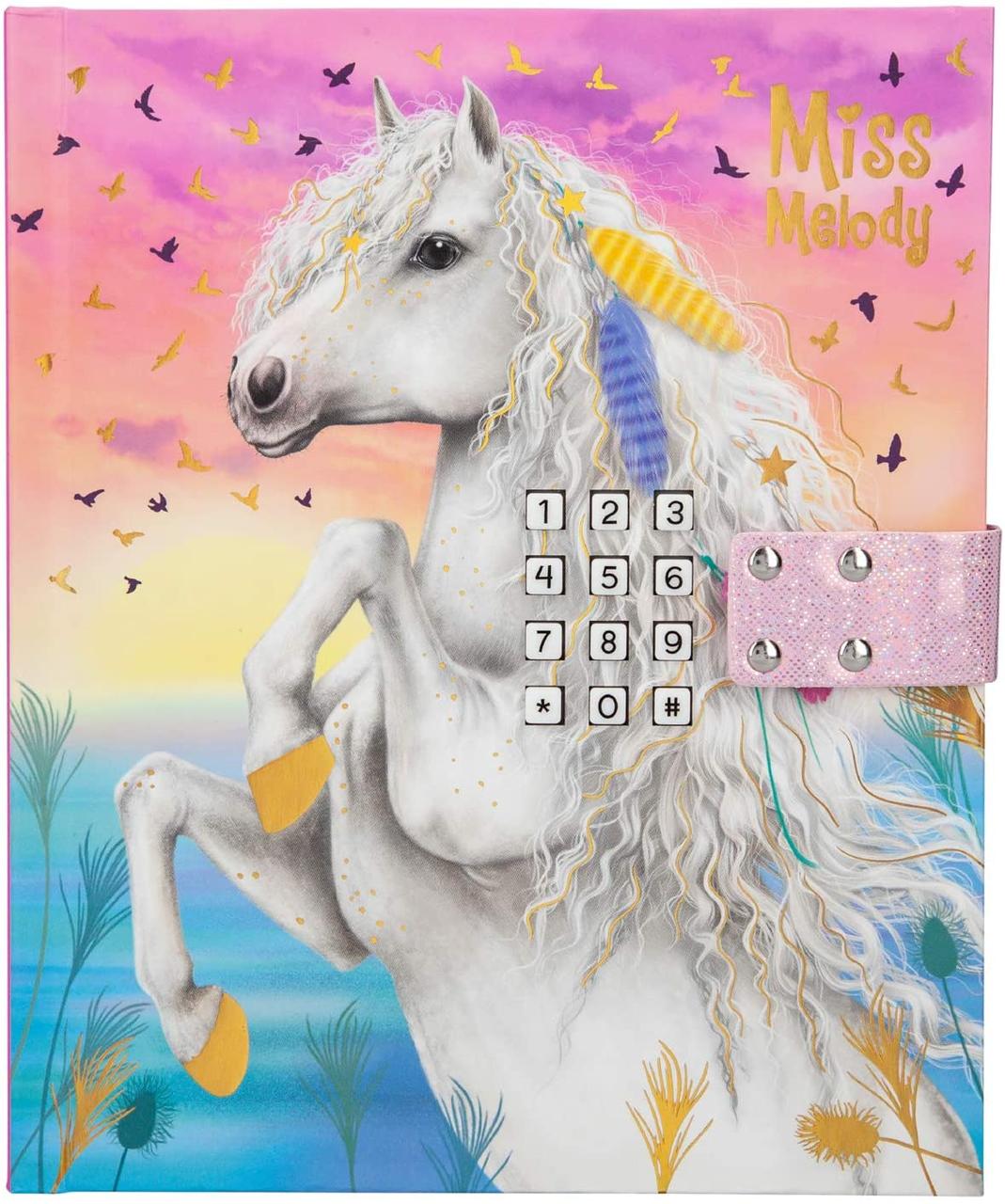 TOP Model щоденник на кодовому замку і з музикою Miss Melody Білий Кінь by Depesche 10858_A