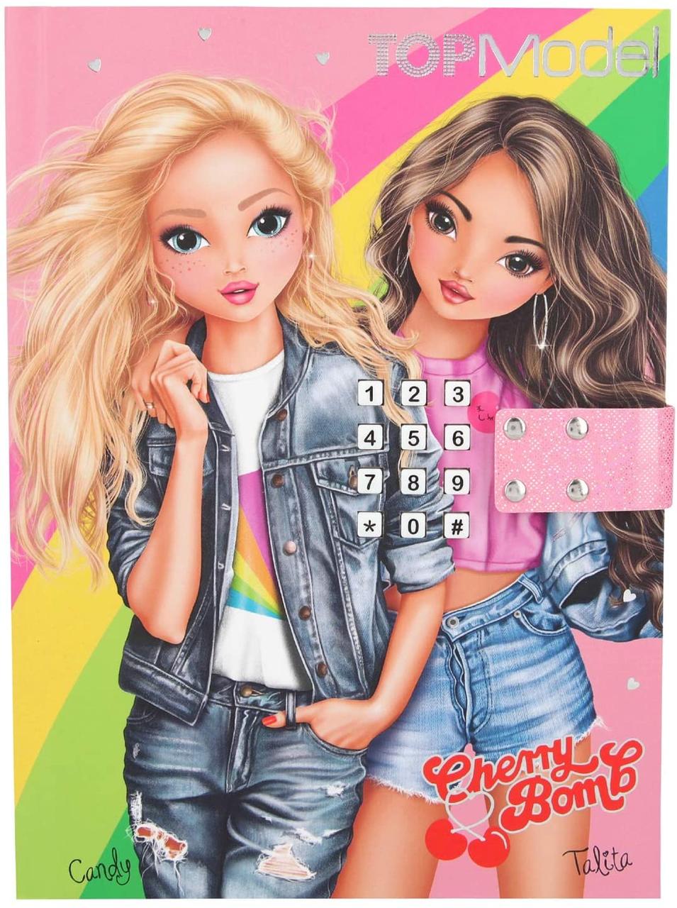 TOP Model щоденник на кодовому замку і з музикою Черешеньки CHERRY BOMB 🍒 💥 ТОП Модел