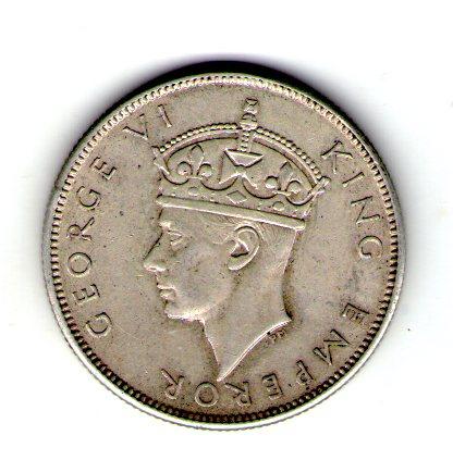 Фіджі 1 флорин 1942 срібло Георг 6 No168, фото 1