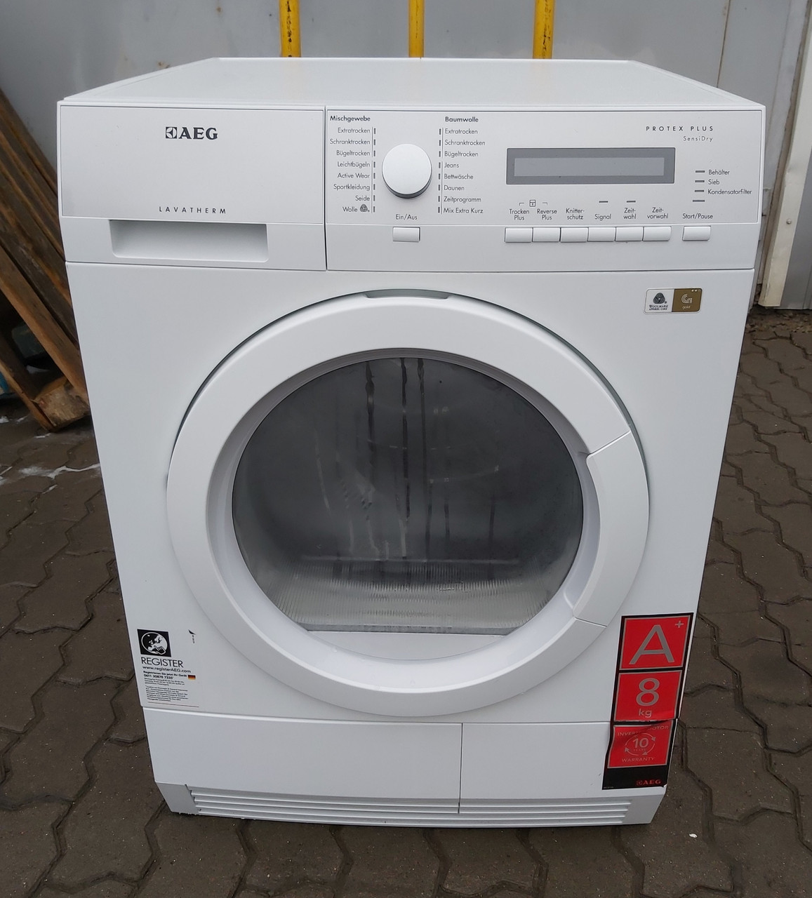 Сушильна машина з тепловим насосом на 8кг А+++ Аег AEG T 7648 EXIH1