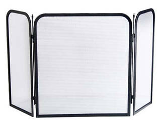 Камінна сітка екран захисний Bonfire FS12B (розмір 101,6*54,6) чорний