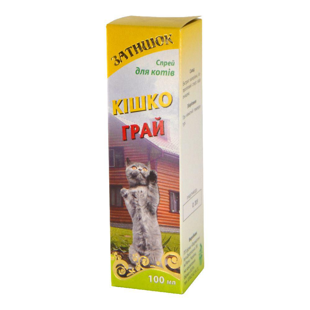 Спрей Кішкограй для привчання котів до місць для ігор та сточування кігтів 100 мл Лорі, фото 1