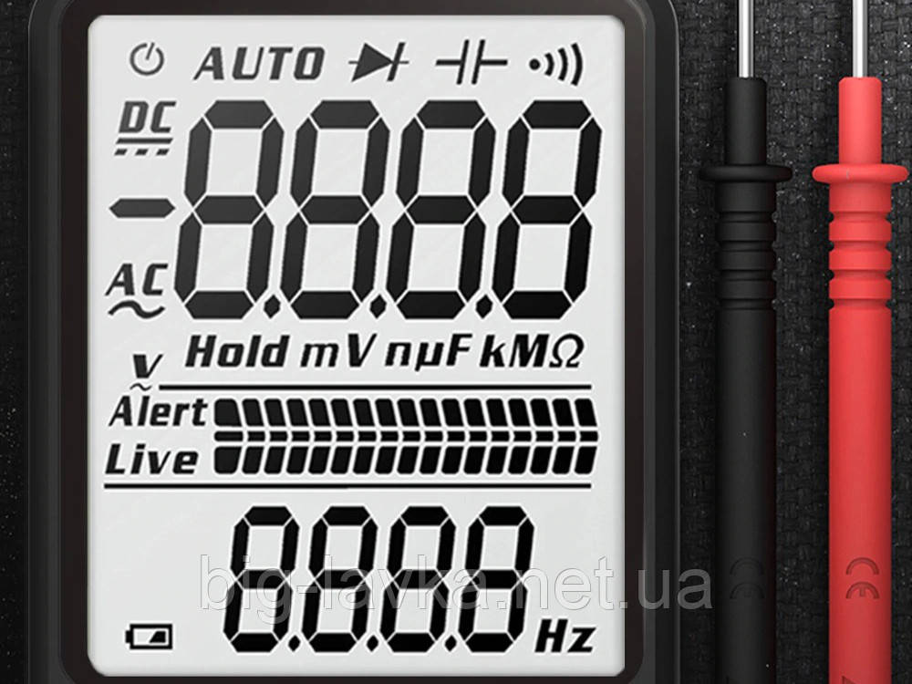 Мультиметр цифровий ультрапортативний Bside ADMS7 ADMS7-TN LCD