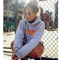 Худі жіноча Thrasher Flame HOODIE сіра Толстовка з логотипом Трешер Кенгуру Трашер Кофта Трешар трикотажна