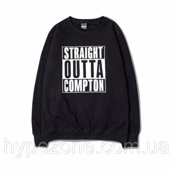 Світшот чорний чоловічий N. W. A: Straight Outta Compton | Кофта