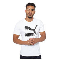 Футболка белая Puma logo мужская