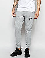 Чоловічі спортивні штани Nike | Найк сірі ( знак + ім'я )