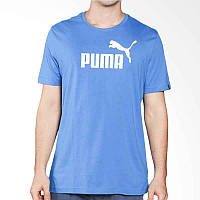 Футболка голубая Puma Classic мужская