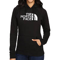 Худи The North Face черное с логотипом женская, мужская, подростковая