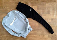 Мужской спортивный костюм Nike серый свитшот