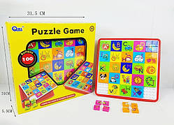 Мозаїка для самих маленьких, 100 вкладишів (вивчення англійської мови) (M9C)