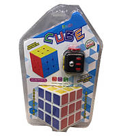 Кубик логіка 3*3, у наборі з кубиком-антистрес (811)