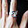 Стильное посеребрённое кольцо с подвеской сердцем 925, 18 р., фото 4