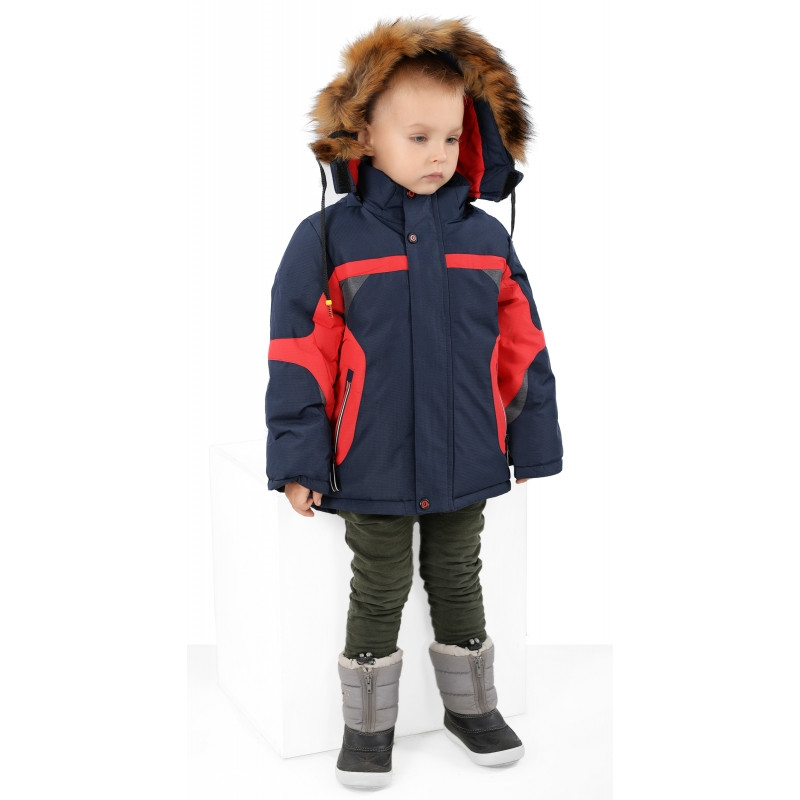 Зимняя термо куртка пальто на мальчика 5-6 лет Аналог Reima lenne - фото 9 - id-p1313598807