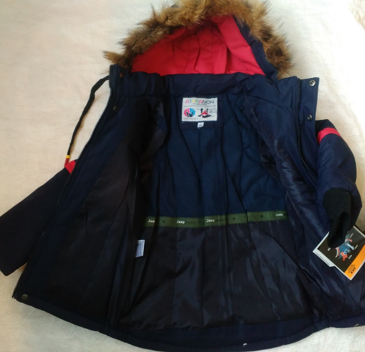 Зимняя термо куртка пальто на мальчика 5-6 лет Аналог Reima lenne - фото 3 - id-p1313598807