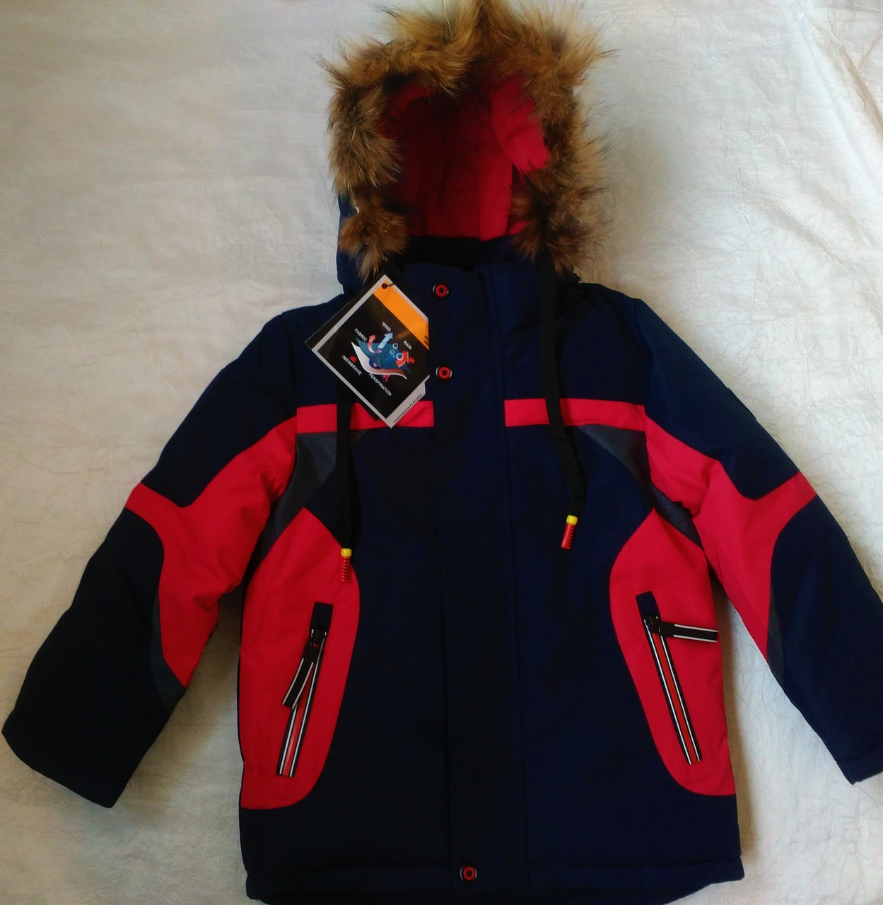 Зимняя термо куртка пальто на мальчика 5-6 лет Аналог Reima lenne - фото 8 - id-p1313598807