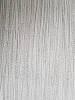 Обои виниловые на флизелине Sirpi Muralto Komi метровые однотонные полоска кора дерева серо голубые на белом