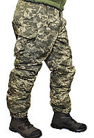 Штани вітровологозахисні ШВВЗ зимові статутні подвійні ЗСУ ММ-14 піксель 48\4, Камуфляж Піксель