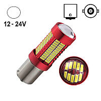 Автолампа Terra P21W/1156, цоколь BA15s, 4014x106smd, лінза, білий, 12-24V