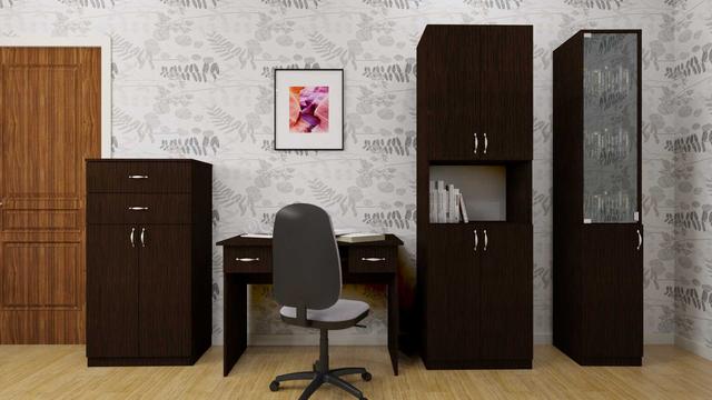 Пример обустройства мебелью Компанит офисного кабинета