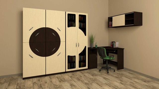 Пример обустройства мебелью Компанит офисного кабинета