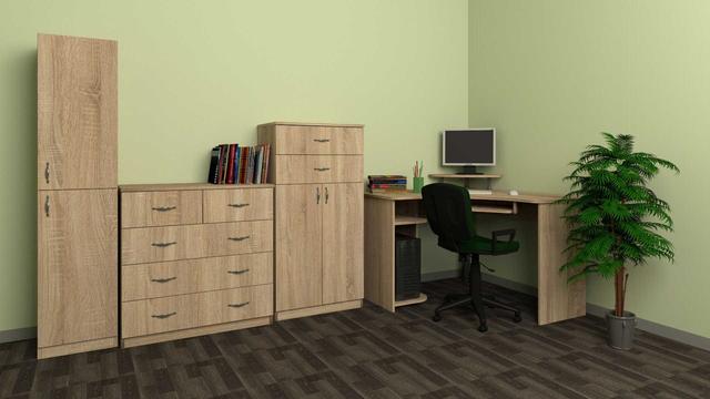 Пример обустройства мебелью Компанит офисного кабинета