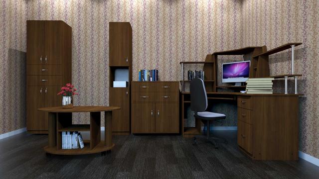 Пример обустройства мебелью Компанит офисного кабинета