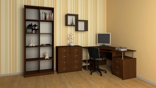 Пример обустройства мебелью Компанит офисного кабинета