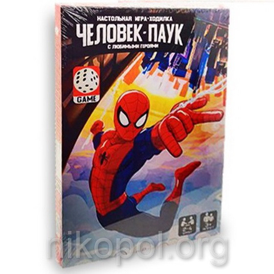 Настільна гра "Людина-павук" РУС, Danko Toys ДТ-ІМ-11-12