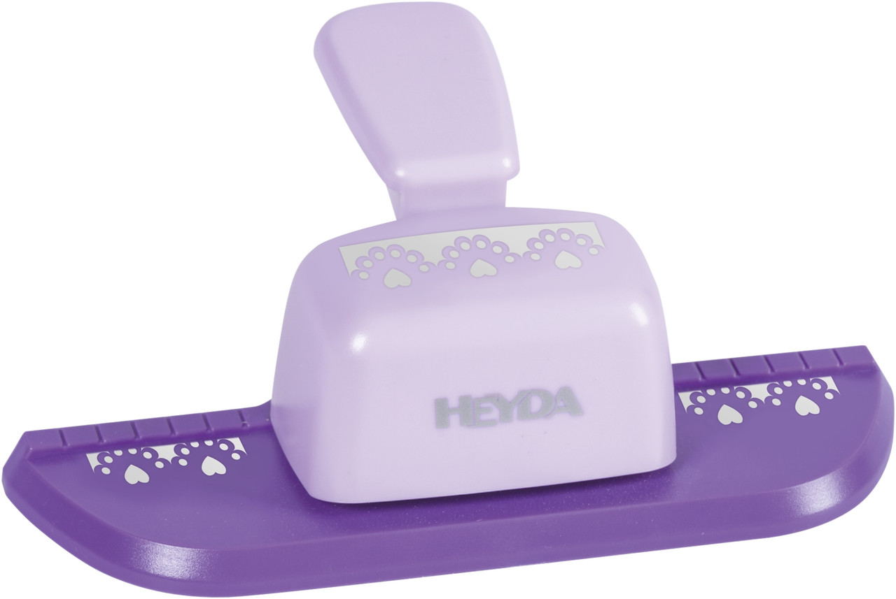 Бордюрний дирокол кутовий Heyda серце 1,5 см