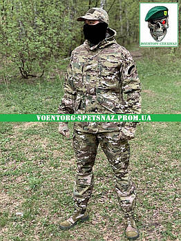 Гірський бойовий єдиний костюм "БЕК — Штурм 5 зима" на флісі з додатковими опціями в камуфляжі мультикам