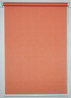 Рулонні штори Льон Червоно-помаранчевий 860