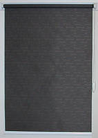 Рулонні штори Льон Графіт 7440