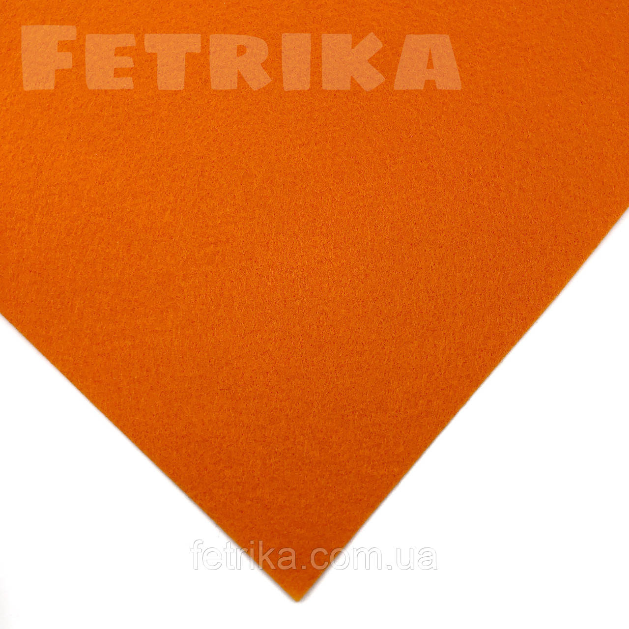 Фетр корейський жорсткий 1,2 мм, 20*30 см, МОРКВЯНИЙ, № 824, фото 1