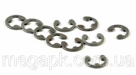 Шайба упорна 3,2 мм неіржавка швидкознімна, стопорна для вала, DIN 6799, ГОСТ11648-75.